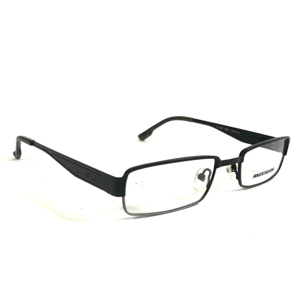 Skechers Eyeglasses Frames SK3060 MBLK Matte Black Rectangle Wire Rim 50-18-140